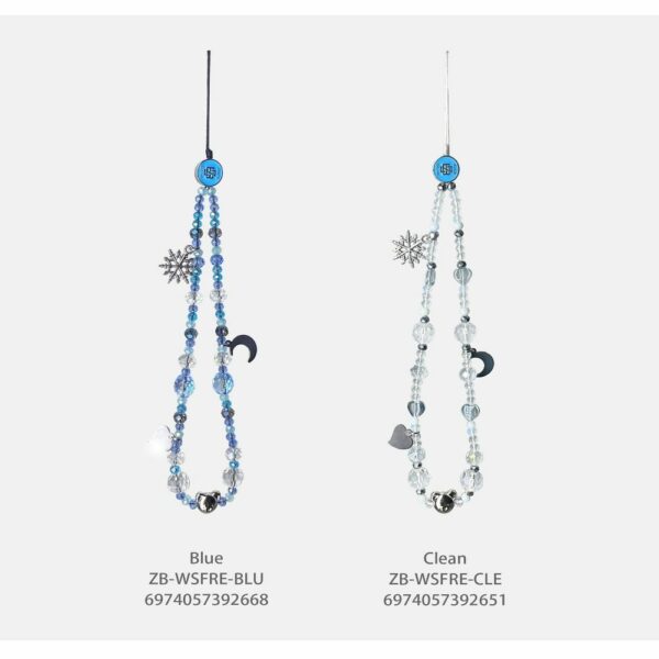 ZUCK BEAR wrist strap FREDA BEADED blue