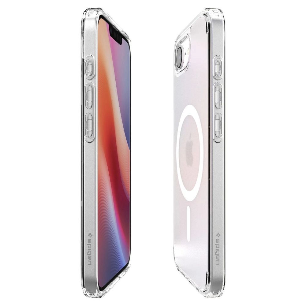 SPIGEN case ULTRA HYBRID MAG compatible with MagSafe for IPHONE 16E 2025 frost white