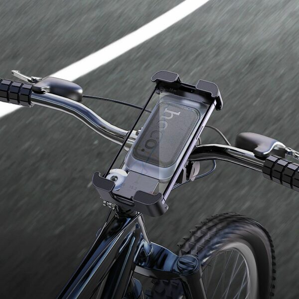 HOCO bike / motorcycle clamp holder for handlebar H82 black metal gray