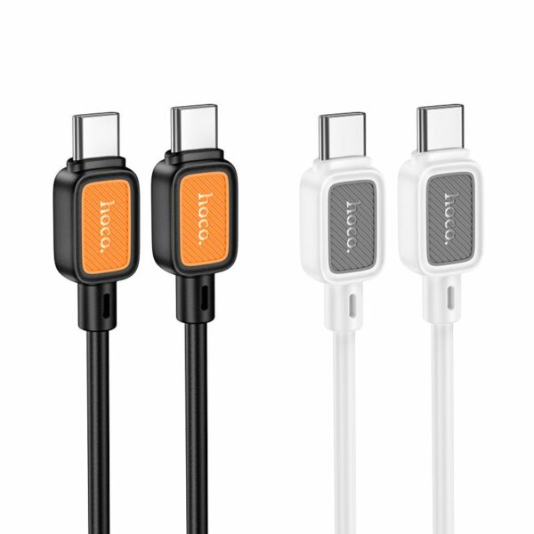 HOCO cable Type C to Type C 3A 60W X108 1 m white