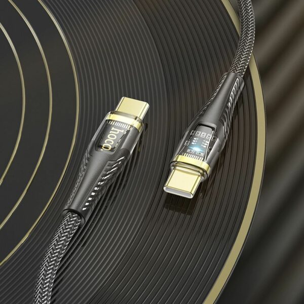 HOCO cable Type C to Type C 3A 60W U121 1,2 m black