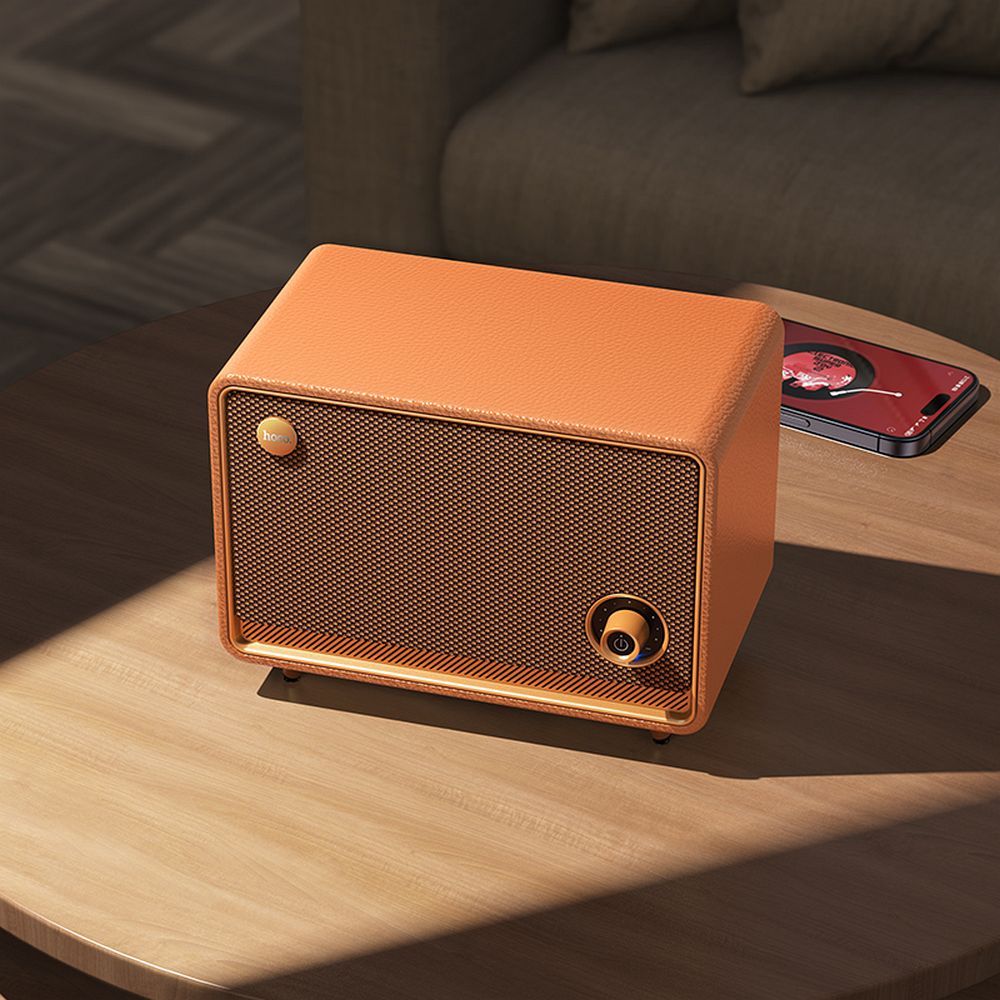 HOCO speaker bluetooth retro style BS65 orange