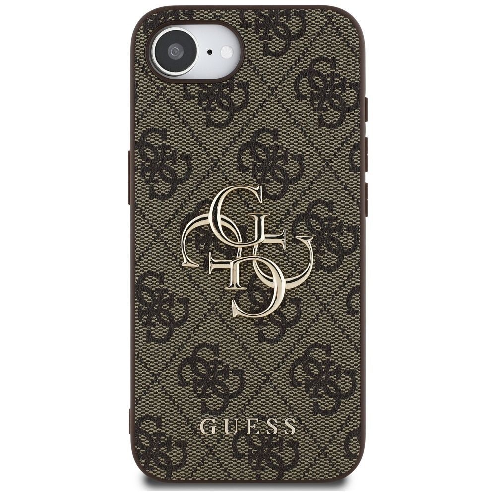 GUESS case for IPHONE 16e (SE 4 2025) GUHCPSE44GMGBR (4G PU Big Logo) brown