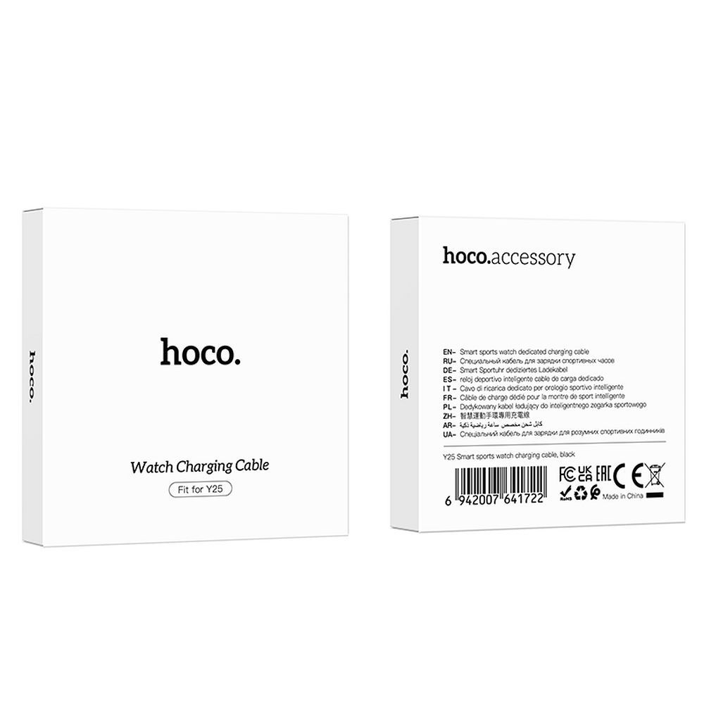 HOCO smartwatch charging cable Y25 0,6 m black