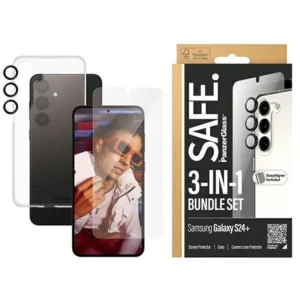 SAFE by PanzerGlass set case + protective film + camera cover for Samsung Galaxy S24+eng