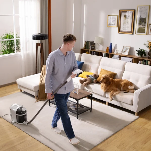 UWANT B200 12000Pa 1900W washing vacuum cleaner with Deep Cleaning steam cleaning function - grayeng