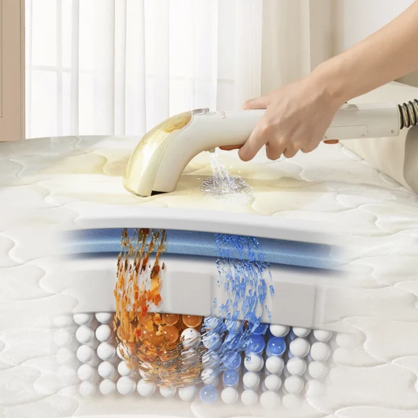 UWANT B200 12000Pa 1900W washing vacuum cleaner with Deep Cleaning steam cleaning function + steam nozzle - whiteeng