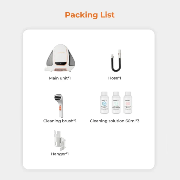 UWANT B100-S 12000Pa 450W washing vacuum cleaner - whiteeng