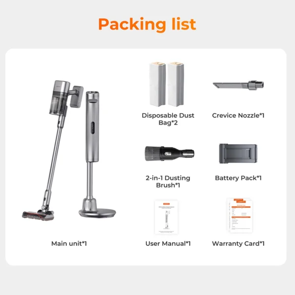 UWANT V100 Cordless Vacuum Cleaner - Grayeng