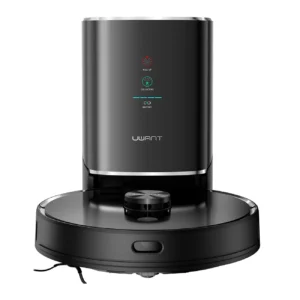 UWANT U100 Robot Vacuum Cleaner with Mop Function + Charging/Cleaning Station - Blackeng