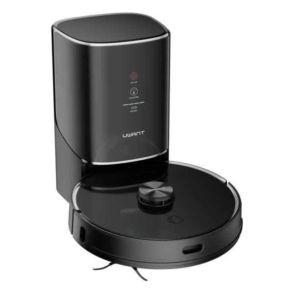 UWANT U100 Robot Vacuum Cleaner with Mop Function + Charging/Cleaning Station - Blackeng