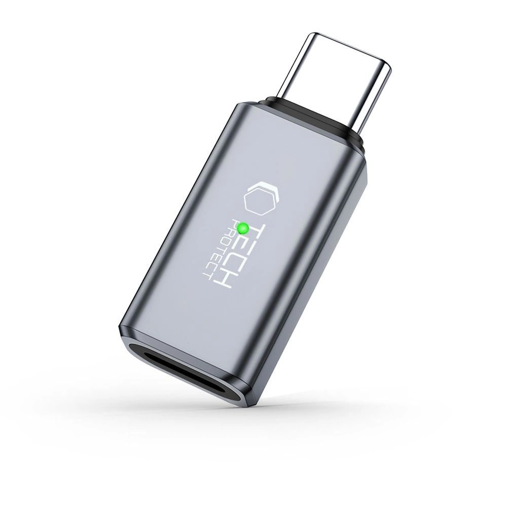 Tech-Protect UltraBoost Type-C to Lightning adapter - grayeng