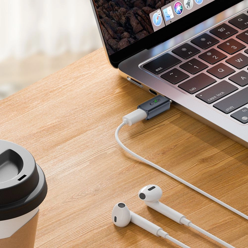 Tech-Protect UltraBoost Type-C to Lightning adapter - grayeng