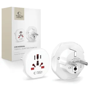 Tech-Protect Universal Travel Adapter to EU - whiteeng