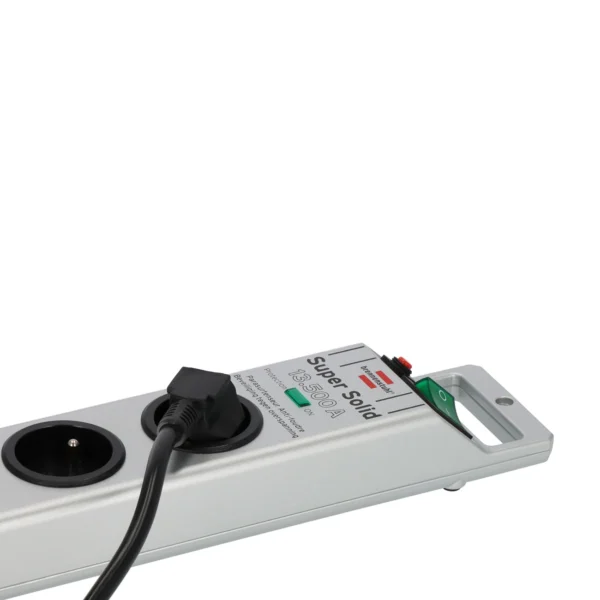 Brennenstuhl Super-Solid surge protector strip 8 sockets 2.5m 13.500A - silvereng