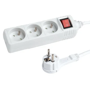 Hama Standard 3-socket power strip 1.5m - whiteeng
