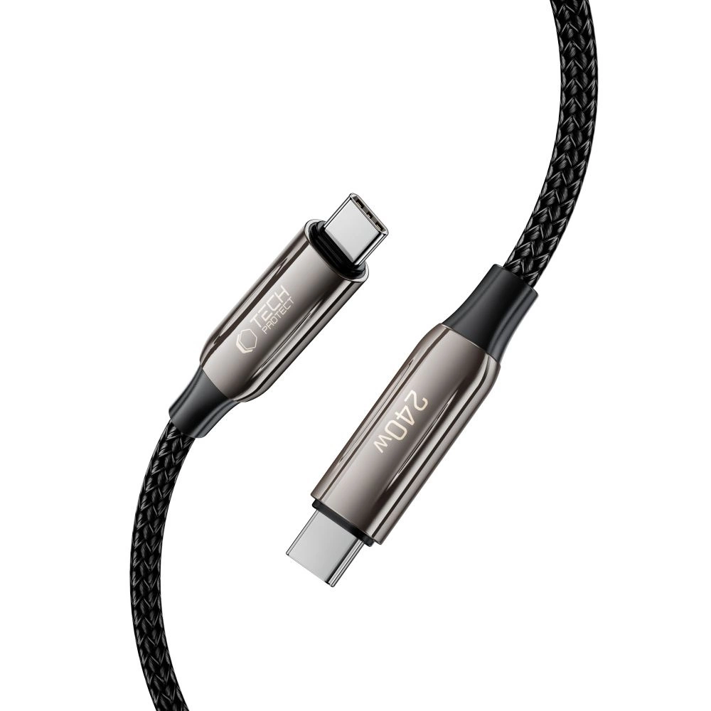 Tech-Protect UB10T Ultraboost USB-C PD240W/QC4.0 Cable 100cm - Blackeng