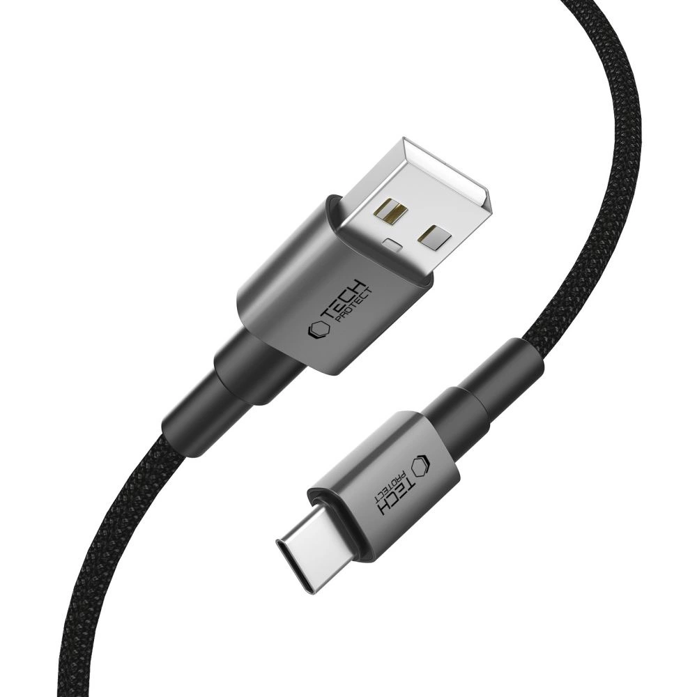 Tech-Protect UltraBoost DNA USB-A / USB-C Cable 15W/3A 50cm - Grayeng