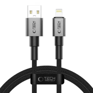 Tech-Protect UltraBoost DNA USB-A / Lightning cable 15W/2.4A 100 cm - grayeng