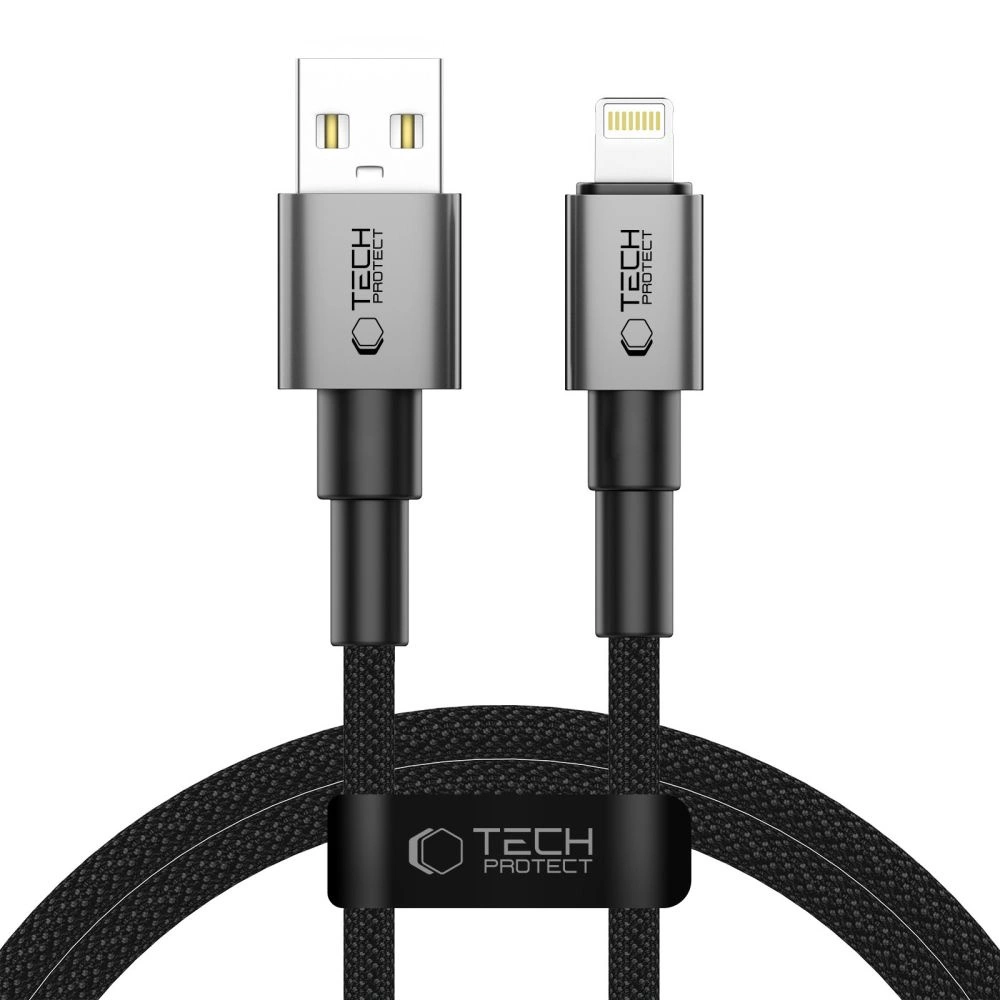 Tech-Protect UltraBoost DNA USB-A / Lightning cable 15W/2.4A 100 cm - grayeng