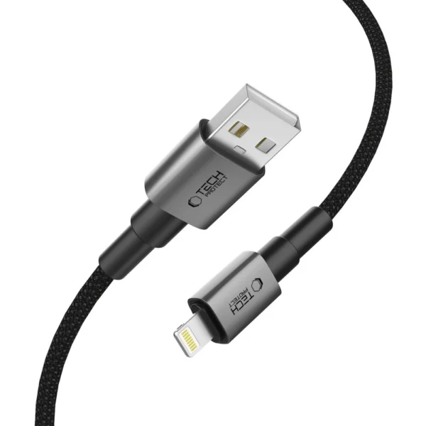 Tech-Protect UltraBoost DNA USB-A / Lightning cable 15W/2.4A 100 cm - grayeng