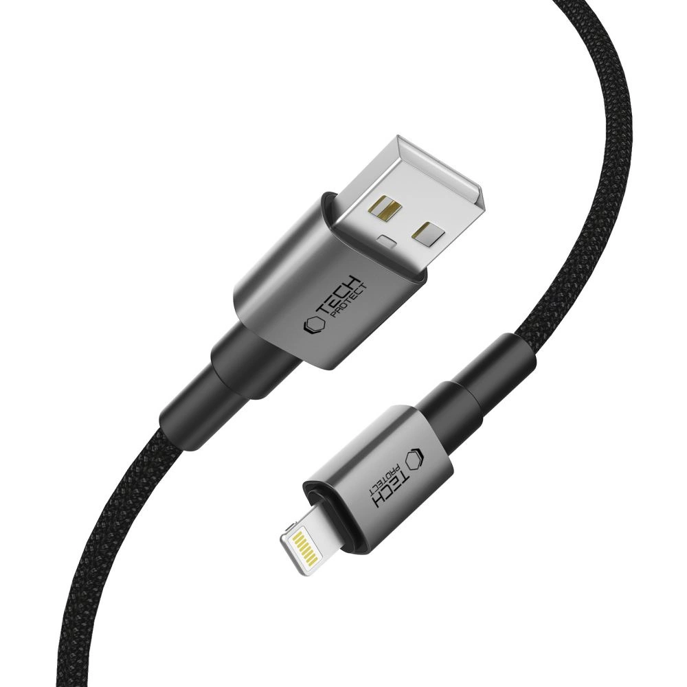 Tech-Protect UltraBoost DNA USB-A / Lightning cable 15W/2.4A 100 cm - grayeng
