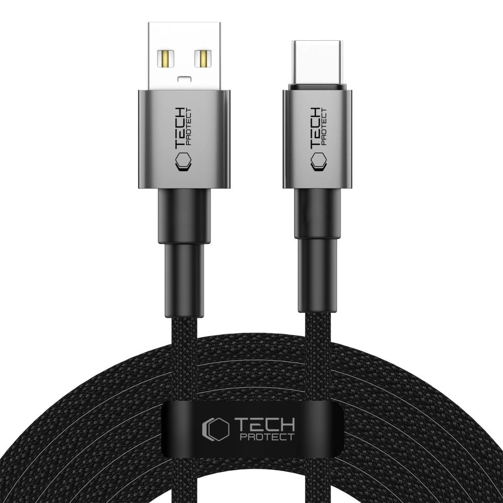 Tech-Protect Ultraboost DNA USB-A / USB-C Cable 15W/3A 300cm - Grayeng