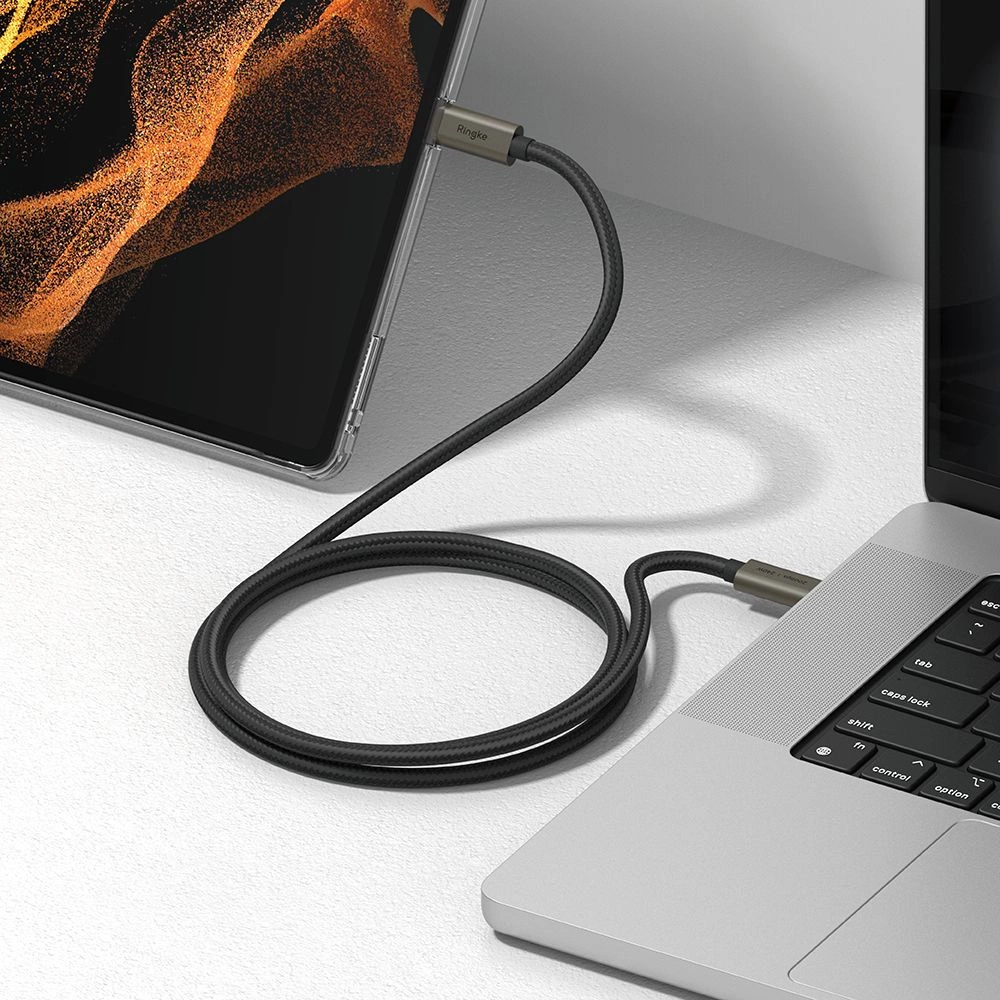 Ringke USB-C 3.2 Gen. PD240W Cable 100cm - Blackeng