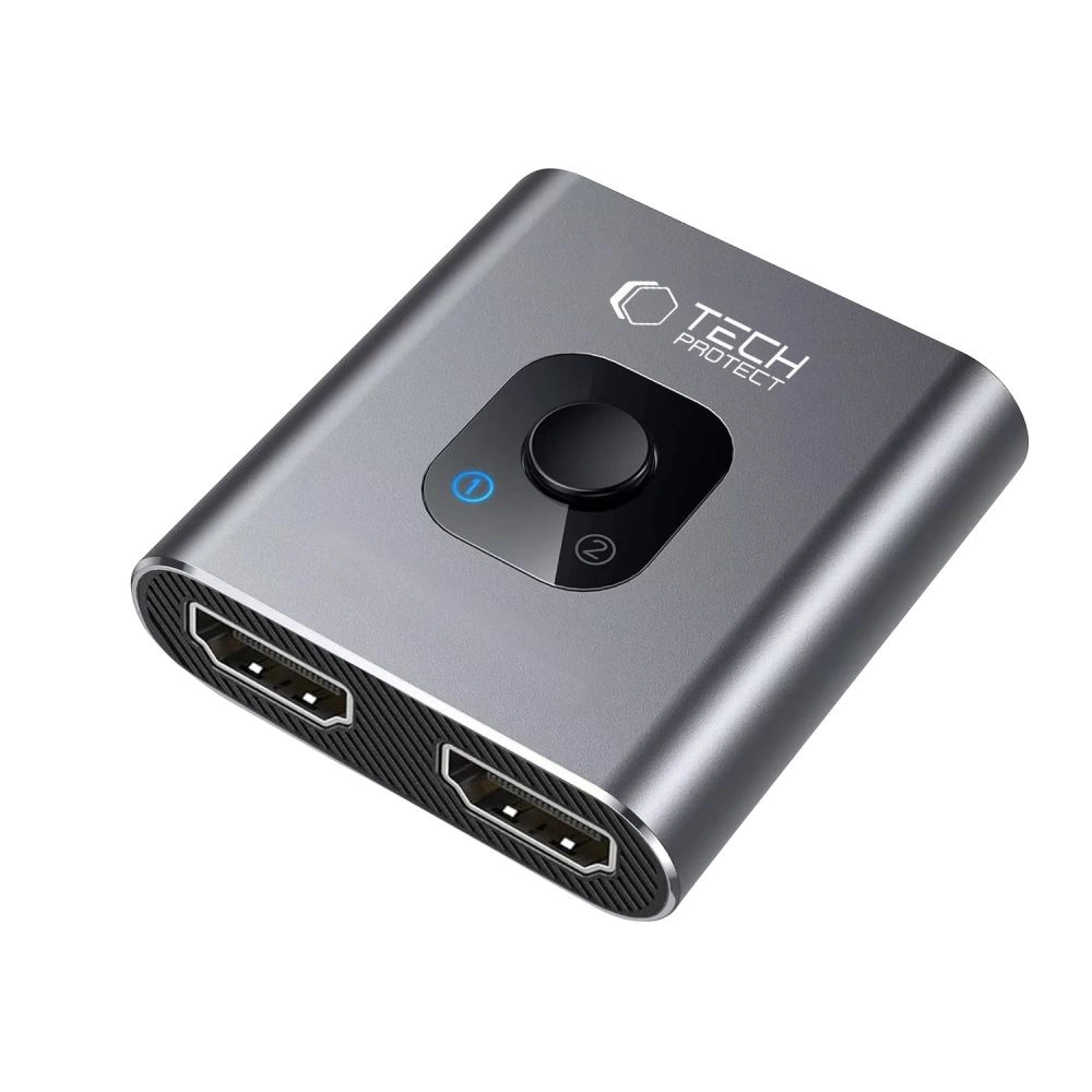Tech-Protect HB07 HUB Adapter 2in1 HDMI 4K 60HZ - grayeng