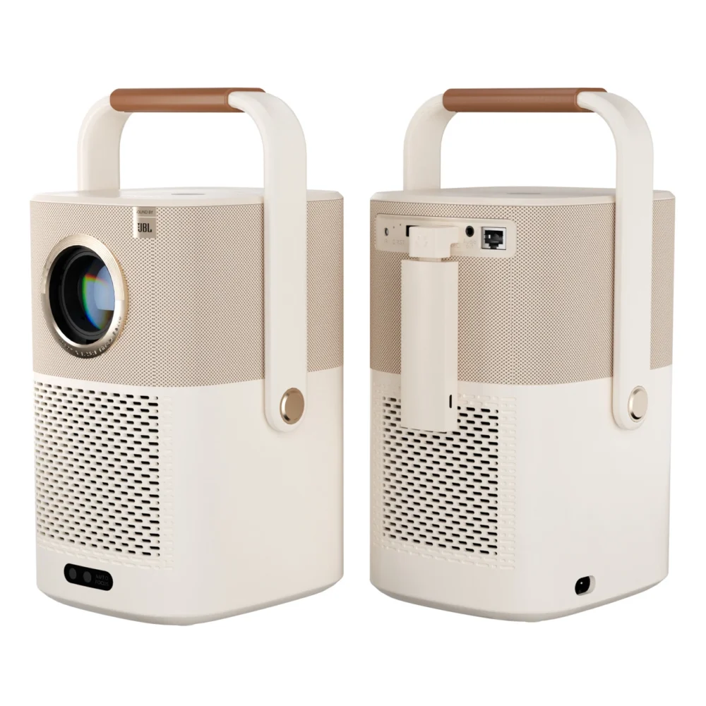 Yaber T2 Plus LCD FullHD 1080p Multimedia Projector with JBL Speakers - Beigeeng