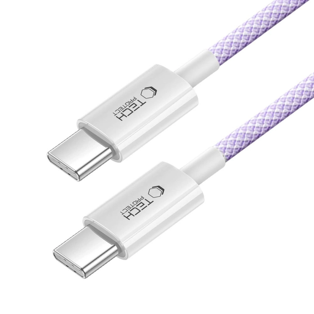 Tech-Protect Ultraboost Lite USB-C PD60W/3A Cable 2m - Purpleeng