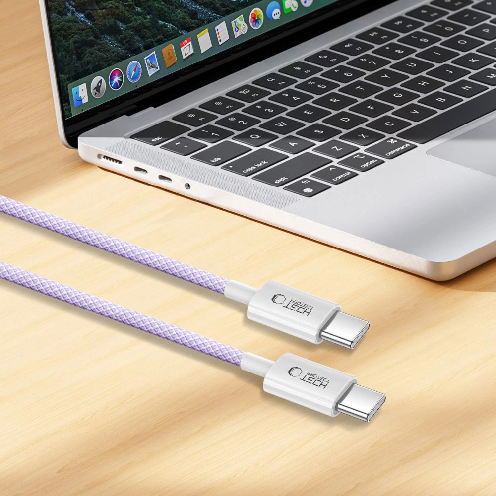 Tech-Protect Ultraboost Lite USB-C PD60W/3A Cable 2m - Purpleeng