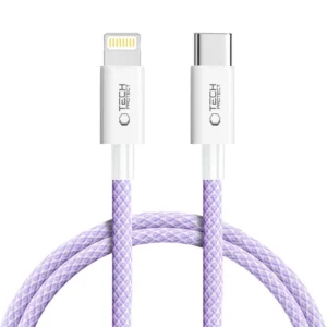 Tech-Protect Ultraboost Lite Lightning Cable PD60W/3A 1m - Purpleeng