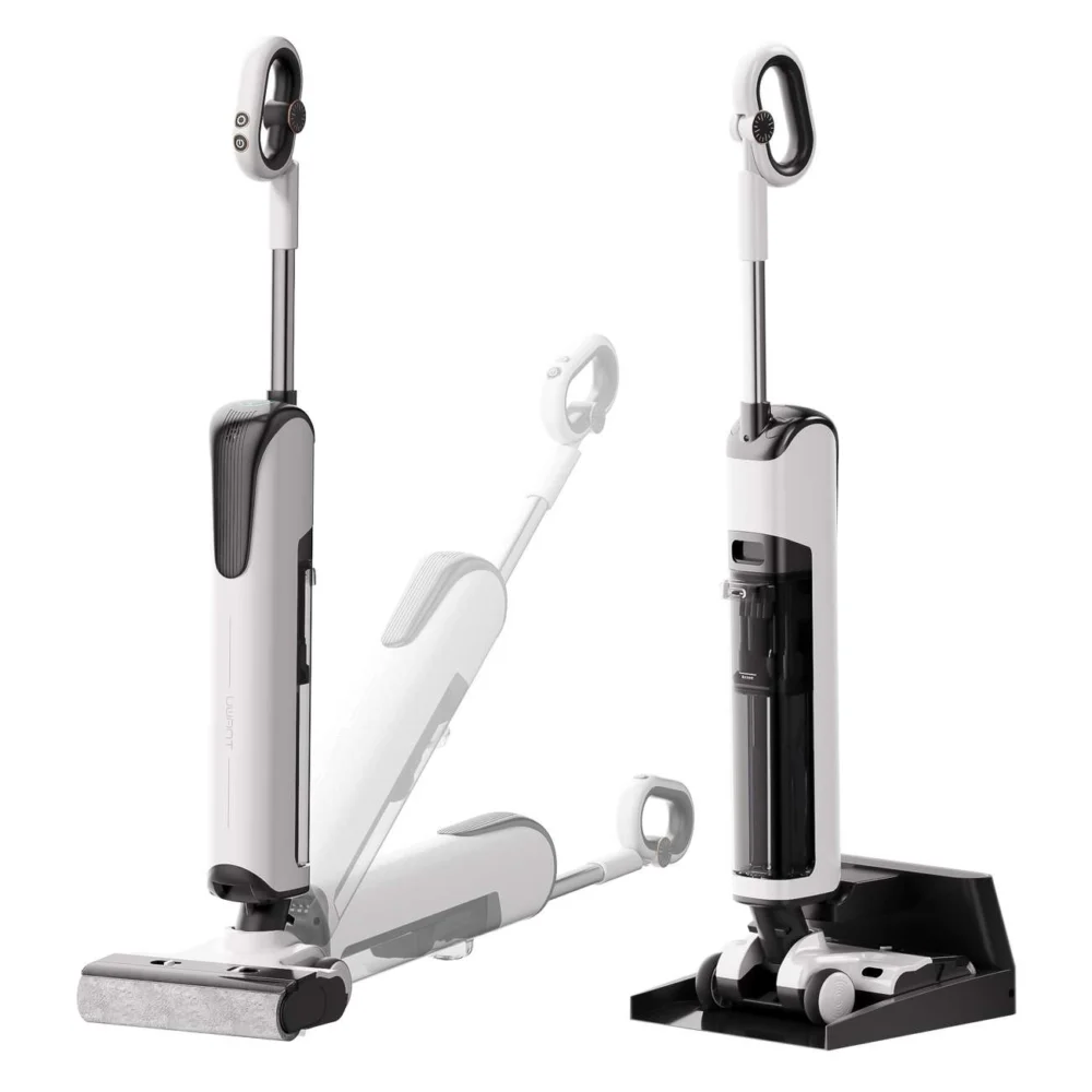 UWANT D100 17000Pa Upright Vacuum Cleaner with Mopping Function and Charging Station - Whiteeng