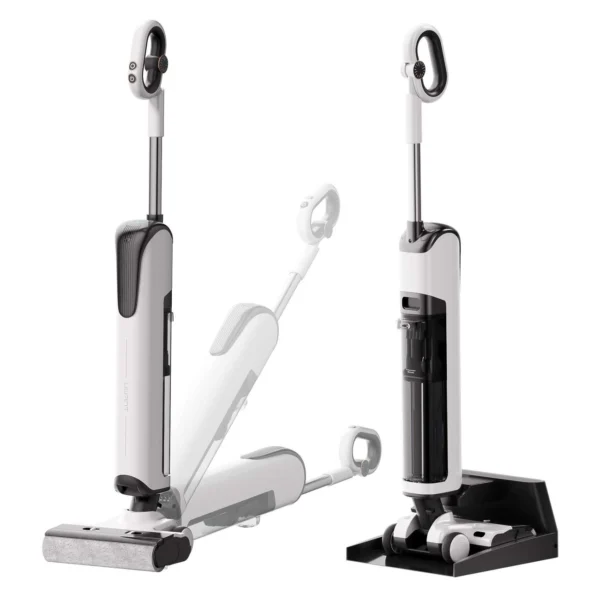 UWANT D100 17000Pa Upright Vacuum Cleaner with Mopping Function and Charging Station - Whiteeng