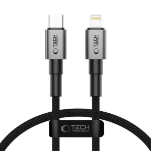 Tech-Protect Ultraboost DNA USB-C / Lightning PD27W/3A cable 25 cm - grayeng