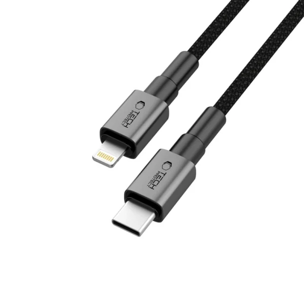 Tech-Protect Ultraboost DNA USB-C / Lightning PD27W/3A cable 25 cm - grayeng