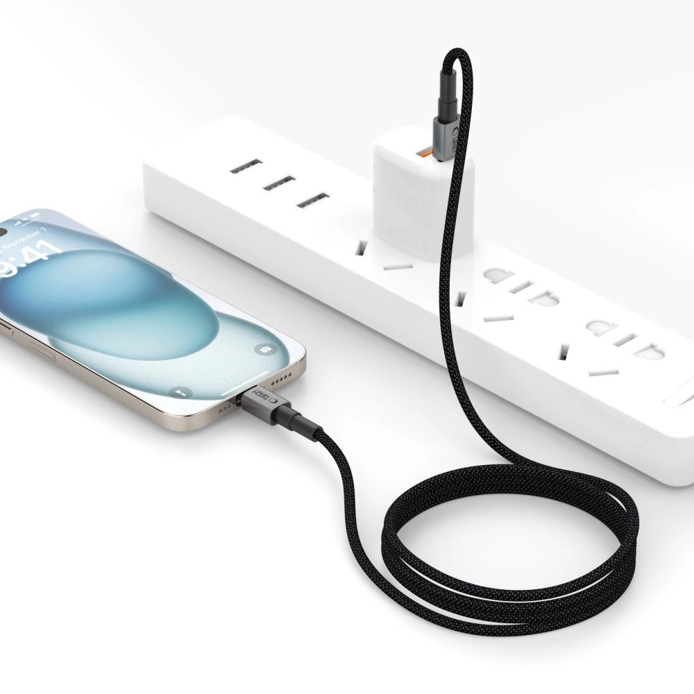 Tech-Protect Ultraboost DNA USB-C / Lightning PD27W/3A cable 25 cm - grayeng