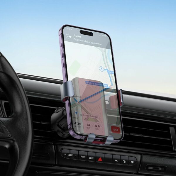 HOCO gravity car holder for air vent H70 black and red