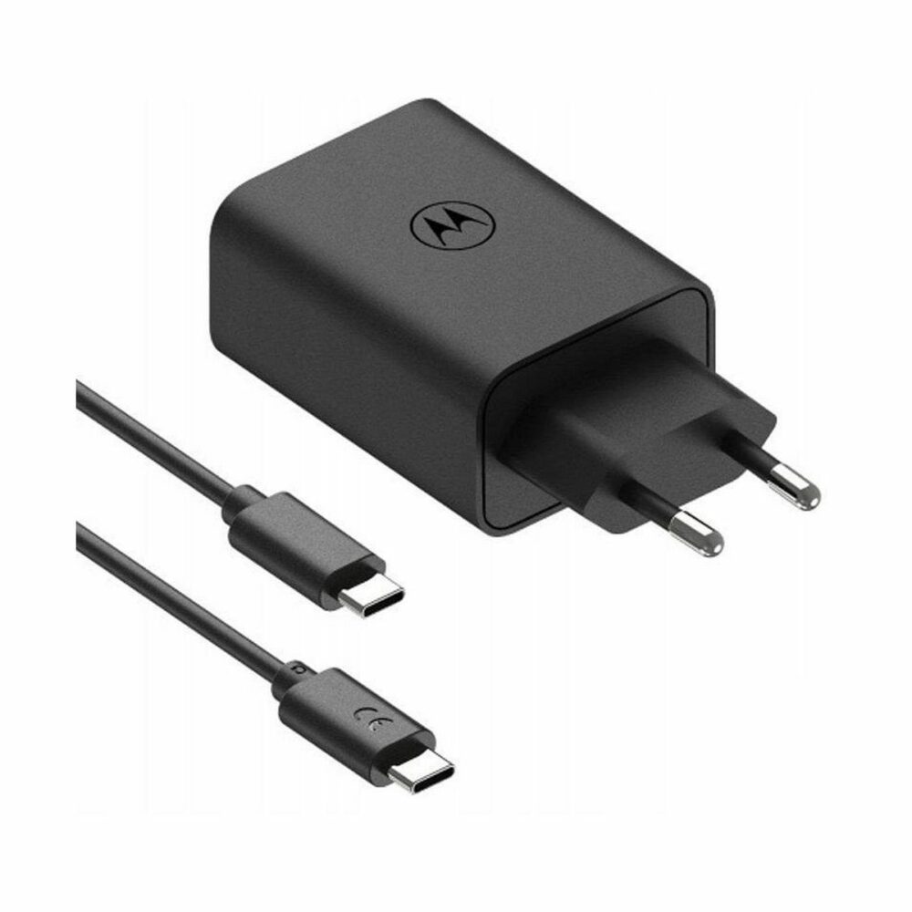 Γνήσιος Φορτιστής MOTOROLA 50W USB-C & USB-A Μαύρος (Bulk)