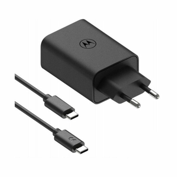 Γνήσιος Φορτιστής MOTOROLA 50W USB-C & USB-A Μαύρος (Bulk)