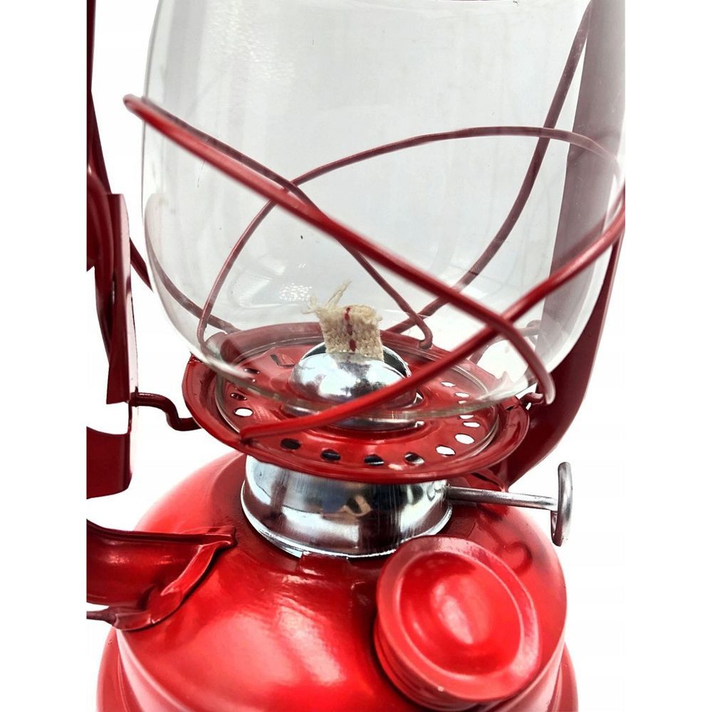 Oil lamp 24.5 cm RC032 red