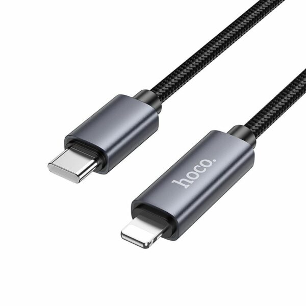 HOCO cable Type C to Lightning with display PD 27W X112 1 m black