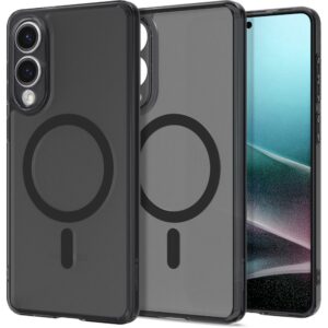 SPIGEN case ULTRA HYBRID MAG compatible with MagSafe for SAMSUNG S25 Edge frost black