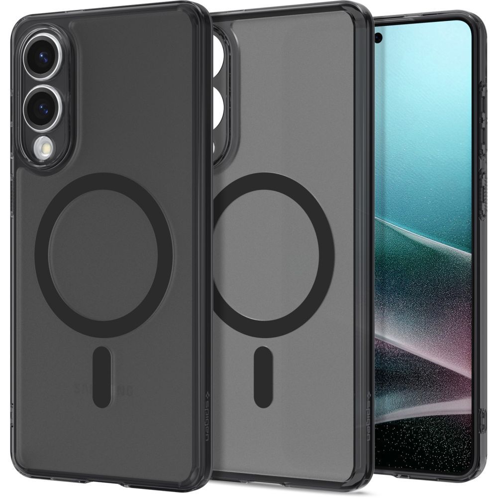 SPIGEN case ULTRA HYBRID MAG compatible with MagSafe for SAMSUNG S25 Edge frost black