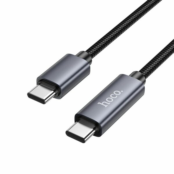 HOCO cable Type C to Type C with display 3A 60W X112 1 m black