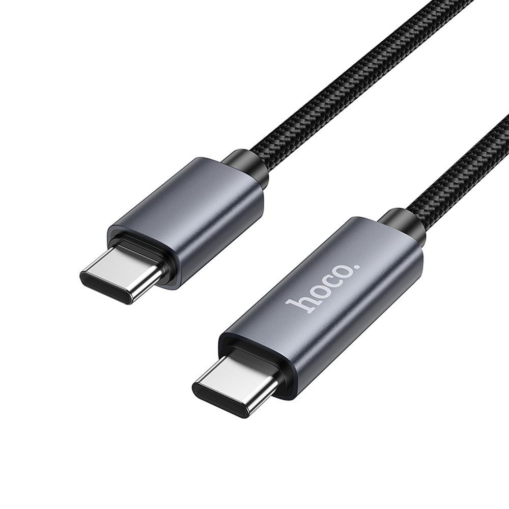 HOCO cable Type C to Type C with display 3A 60W X112 1 m black