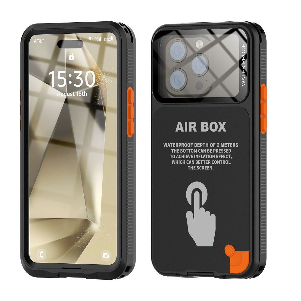 Waterproof case SHELLBOX AIRBOX 6.1 universal black