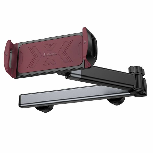 HOCO telescopic car holder for headrest (4,5" - 13") H69 black and red