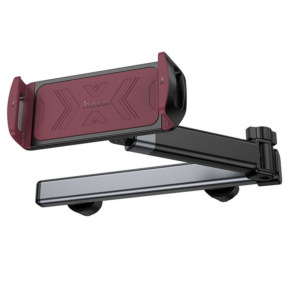 HOCO telescopic car holder for headrest (4,5" - 13") H69 black and red
